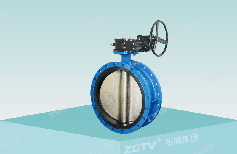 Flange center plate butterfly valve(Worm Gear)(圖1)