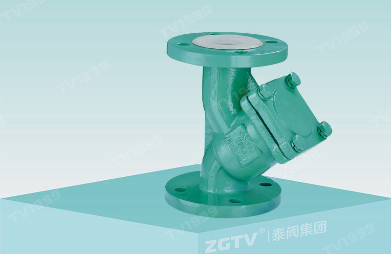 Fluorine lined Y-type filter