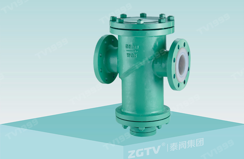 Fluorine lined basket filter