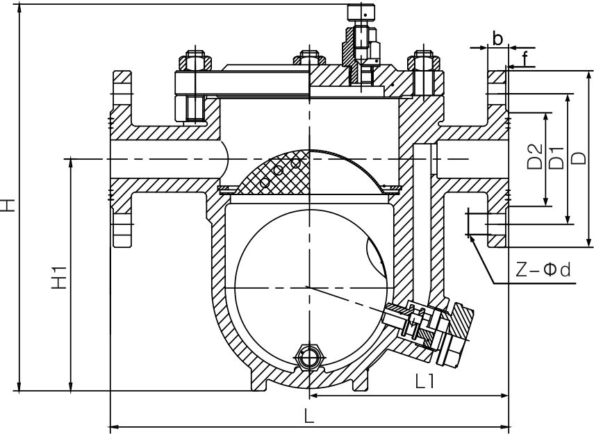 自由浮球式疏水閥（法（fǎ）蘭）(圖1)